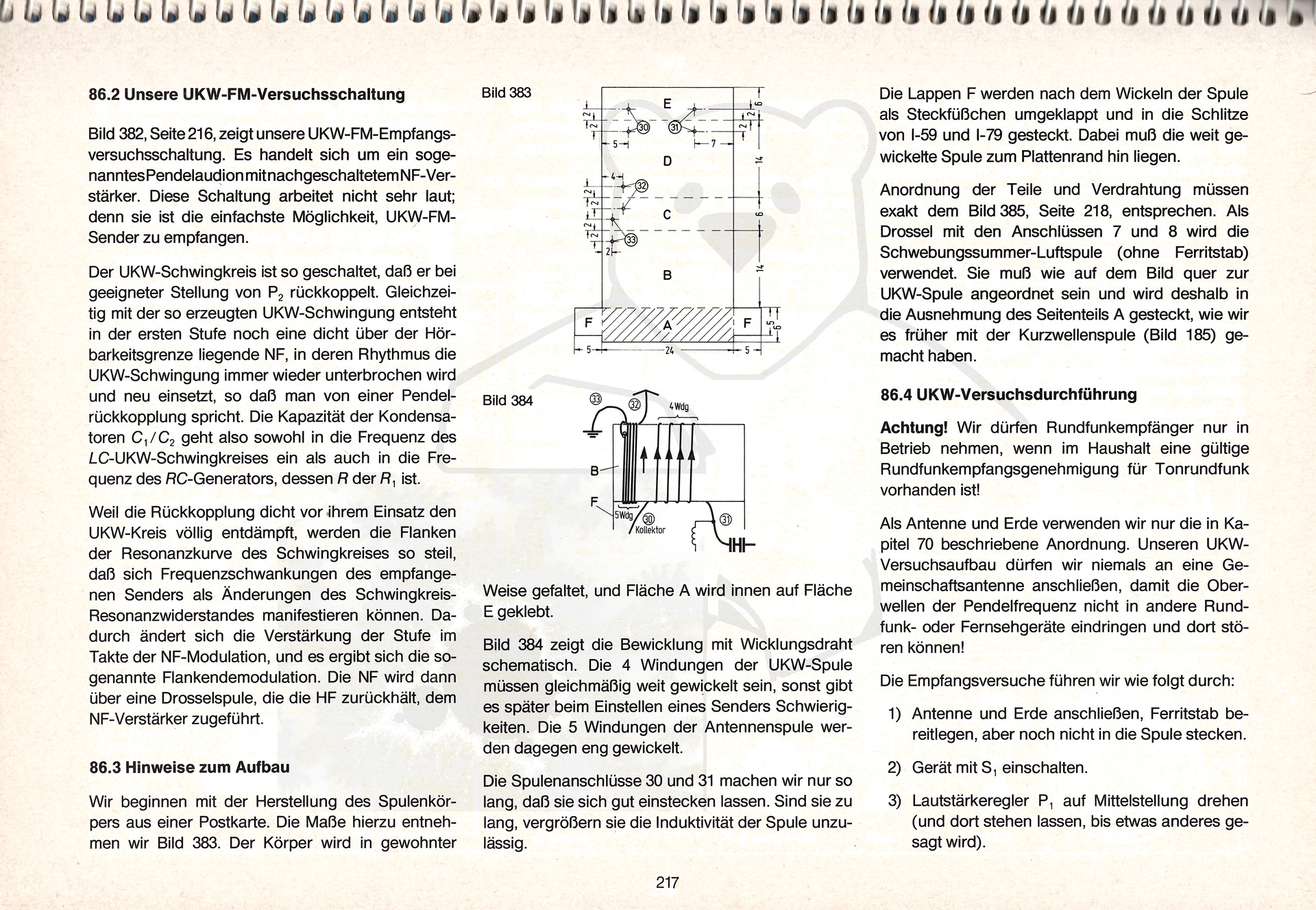 Kosmos Elektronik Labor E200 Handbuch Seite 217
